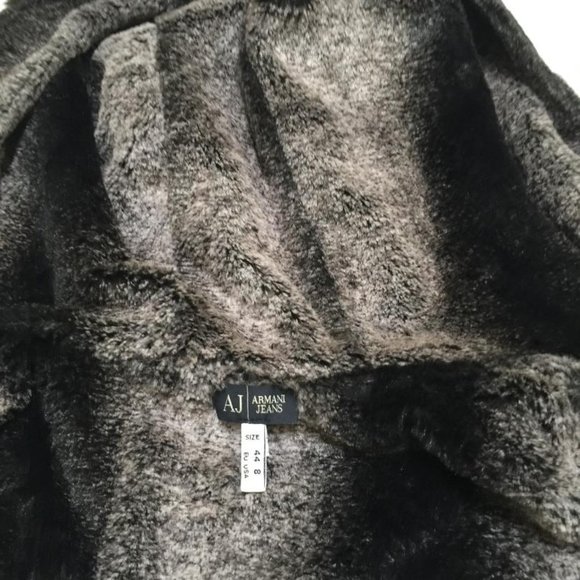 Armani Jeans- Polyamide & Faux Fur jacket hooded - Picture 7 of 8